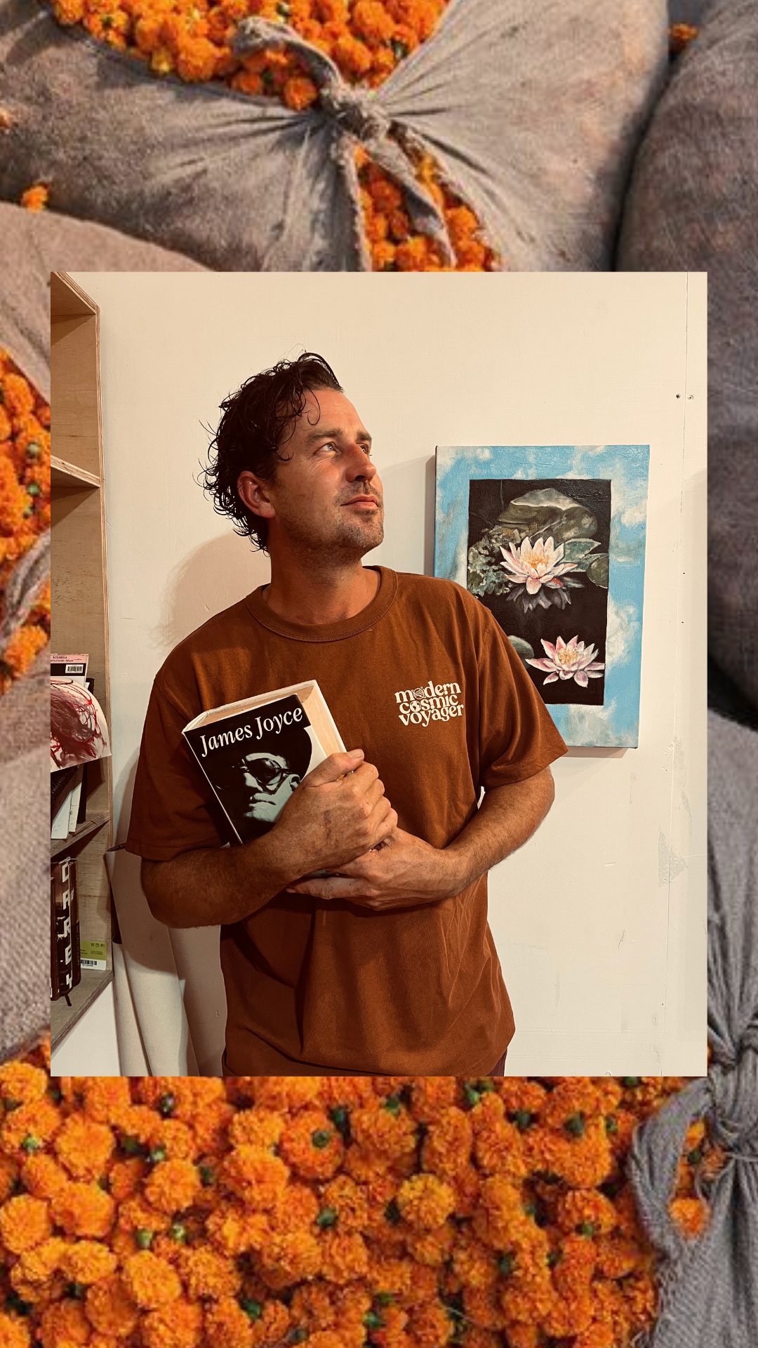 Modern Cosmic Voyager Tee Brown