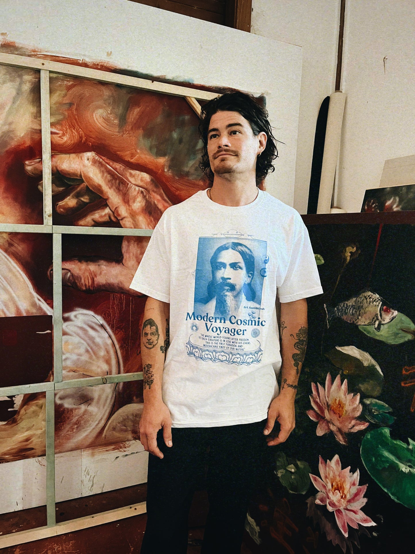 Aurobindo Cosmic Wonder Tshirt