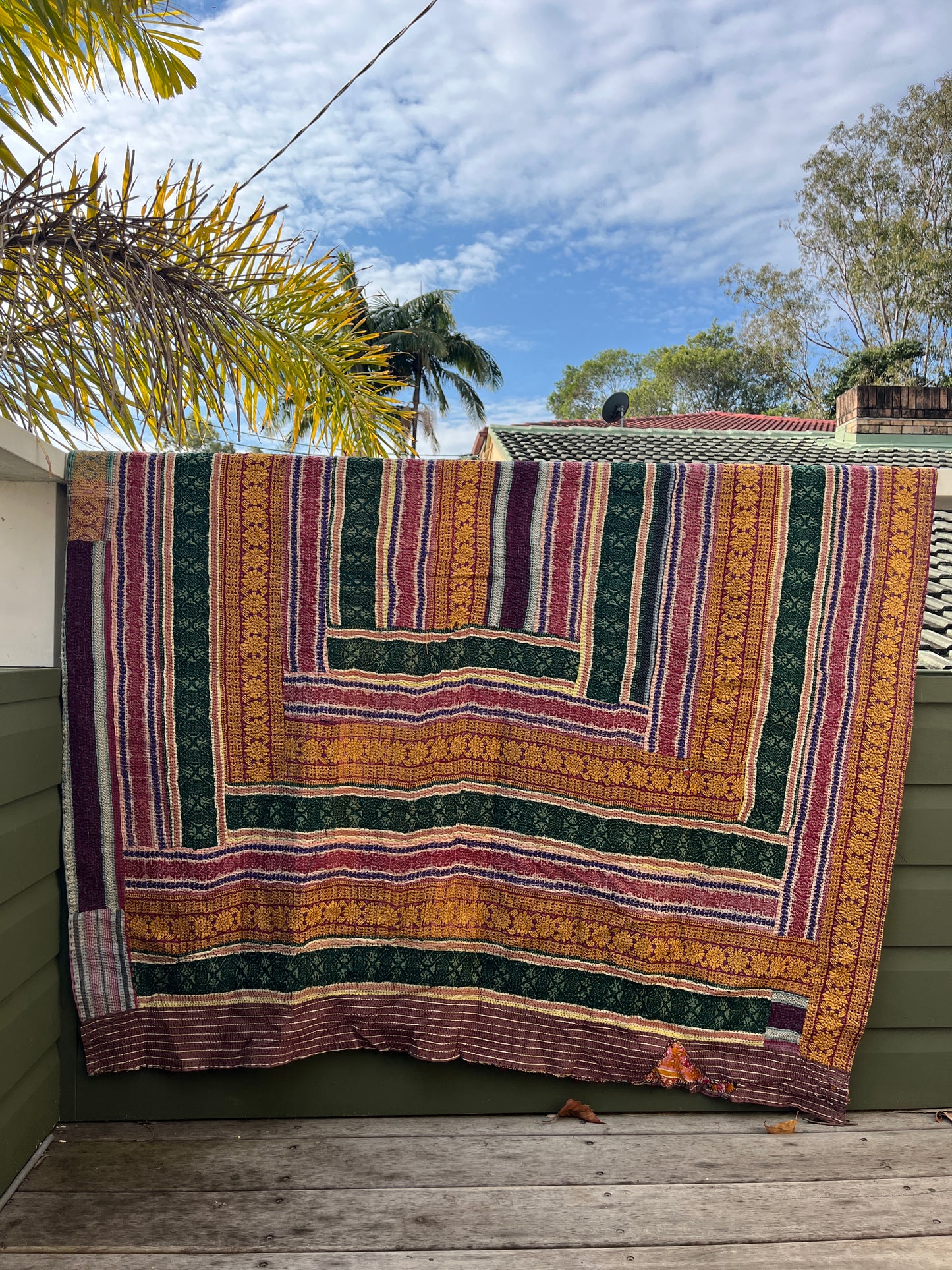 Kantha Quilt - Daydreams