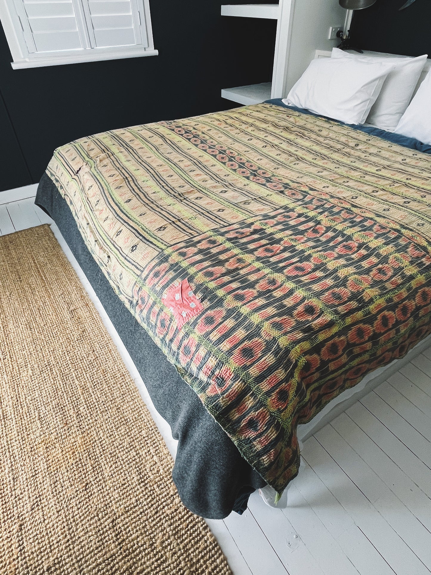 Kantha Quilt - Juicy Plum