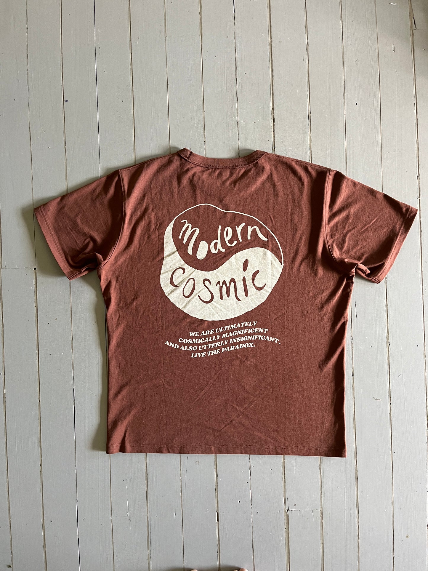 Modern Cosmic Voyager Tee Brown